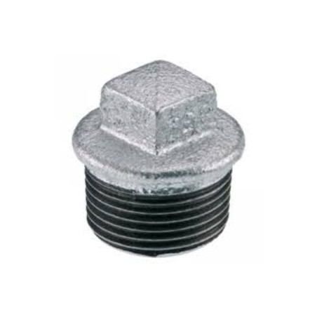 TAPPO MASCHIO ZINCATO DA 4''