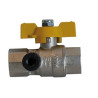 VALVOLA GAS C/ATT. MANOMETRO 3/4 FF A FA