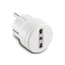 ADATTATORE SCHUKO BIVALENTE 16A