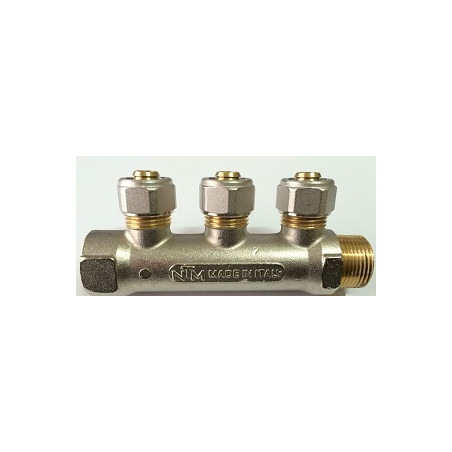 COLLETTORE 3 VIE 3/4X16 INT.40 C/RACCORDI NTM