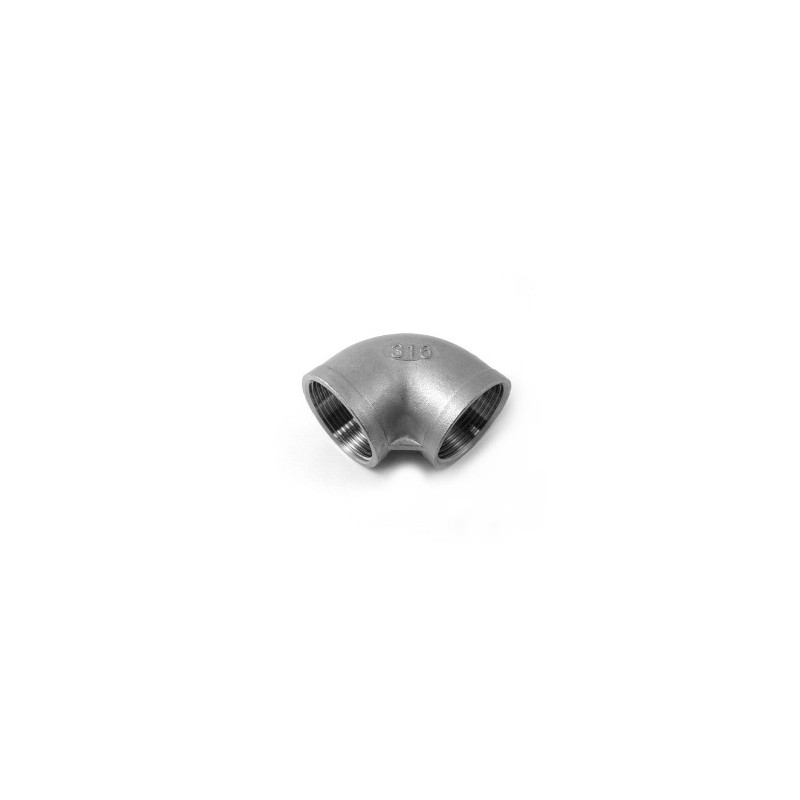 GOMITO 1 FF INOX 316 FILETTATO