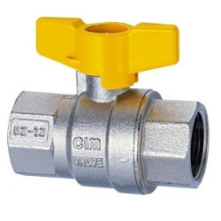 VALVOLA GAS 3/4  F.F. LEVA A FARFALLA