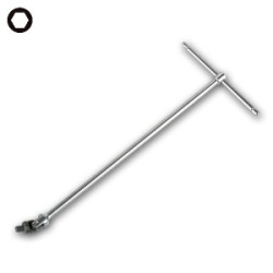 CHIAVE T 4 ESAG. SNODO M  FG619/H4