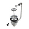PILETTA BASKET LAVELLI INOX CON TROPPO PIENO 1 1/2'' BONIMINI
