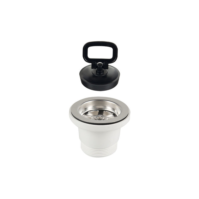 PILETTA LAVELLO INOX S/TROPPO PIENO