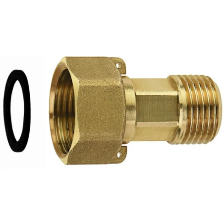 RACCORDO CONTATORE 1/2 C/DADO PZ 1