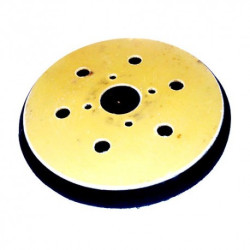 PLATTORELLO FORATO C/VELCRO PER SMERIGLIATRICE a 15  FORI FGA340/6*15