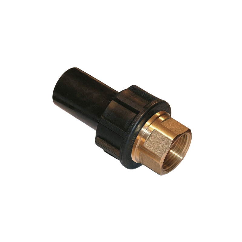 GIUNTO DI TRANSIZIONE OTTONE PE FILETT. FEM. UNINIDELTA 32x1''