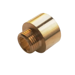 PROLUNGA RIDOTTA  F 1 1/4  M 1  OTTONE