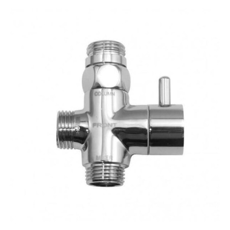 DEVIATORE A 2 VIE C/LEVA 1/2M - 1/2M - 1/2M