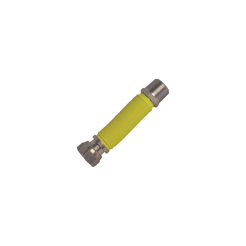 FLESSIBILE INOX DA 1/2'' PER GAS M.F. 20/40CM