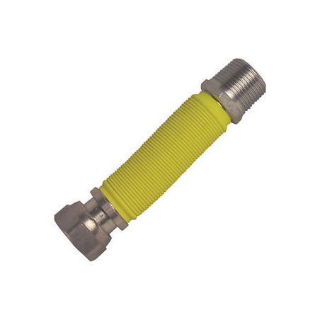 FLESSIBILE INOX DA 1/2'' PER GAS M.F. 20/40CM
